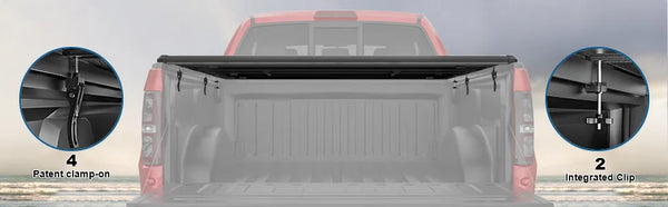 MOSTPLUS 4-Fold 6.5FT FRP Hard Tonneau Cover