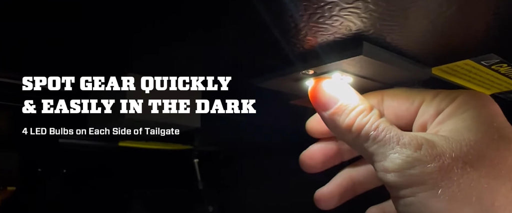 SPOT GEAR QUICKLY & EASILY IN THE DARK