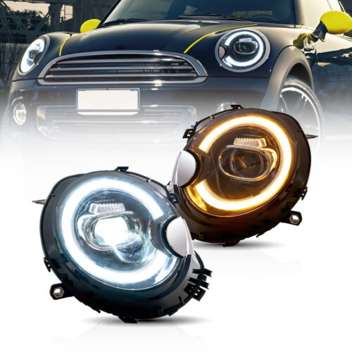 LED DRL F56 Style Headlights Assembly For Mini Cooper R55/R56/R57/R58 ...
