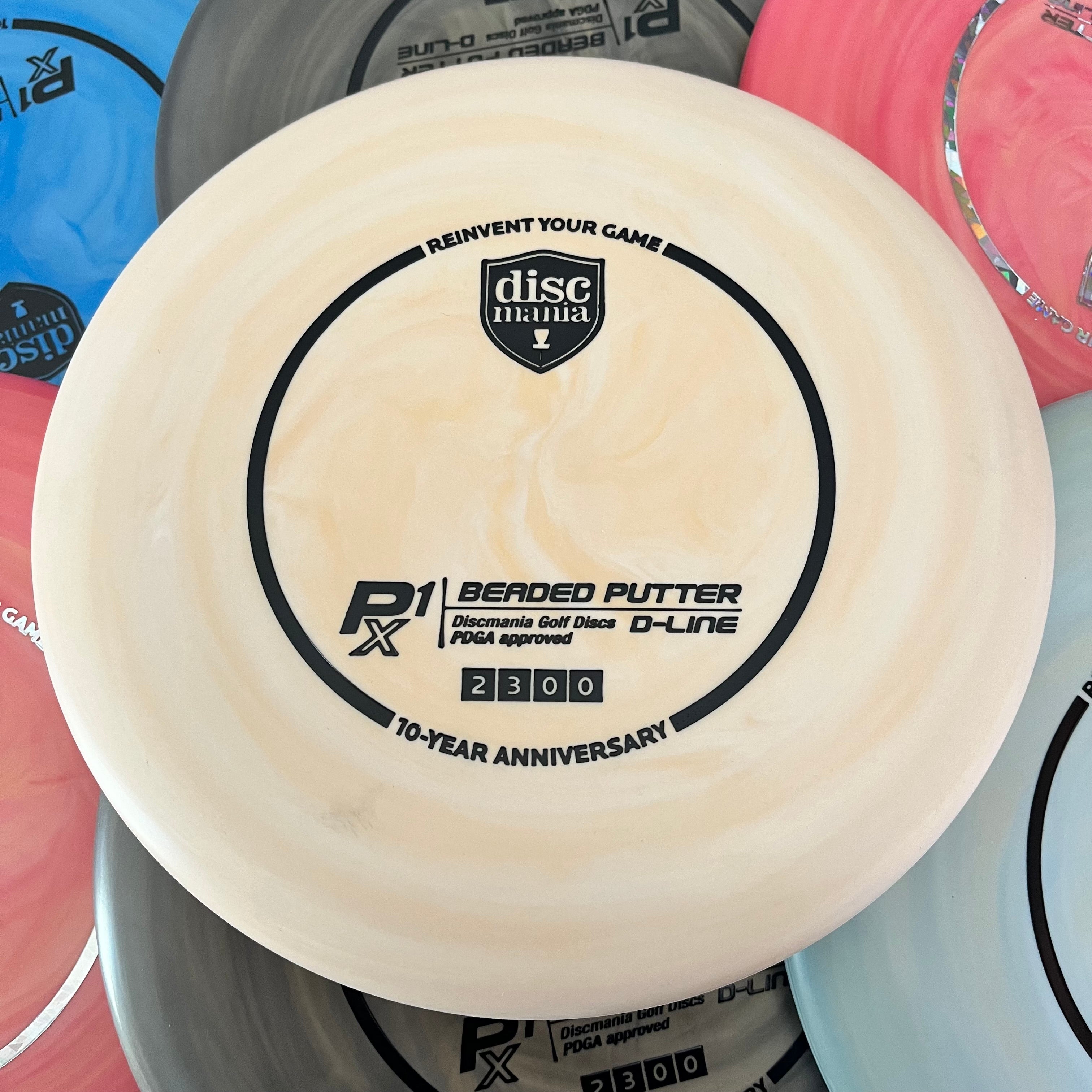 Discmania Special Edition 10th Anniversary Flex 2 Swirl D-Line P1x 2/3/0/0