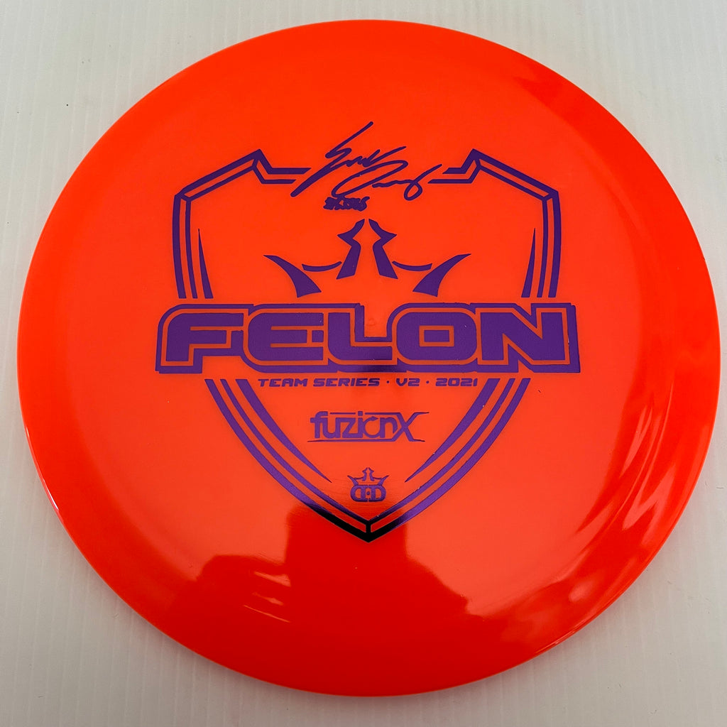 Dynamic Discs 2021 Eric Oakley Team Series V2 Fuzion-X Felon 9/3//4