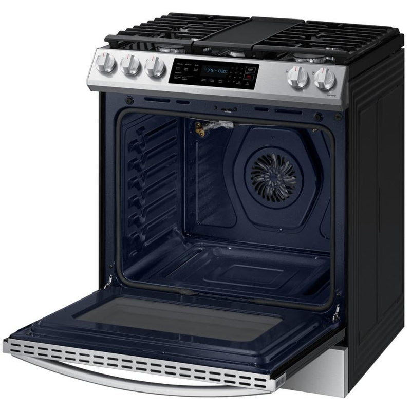 Samsung 30-inch Slide-in Gas Range with Wi-Fi Connect NX60T8311SS/AA IMAGE 6