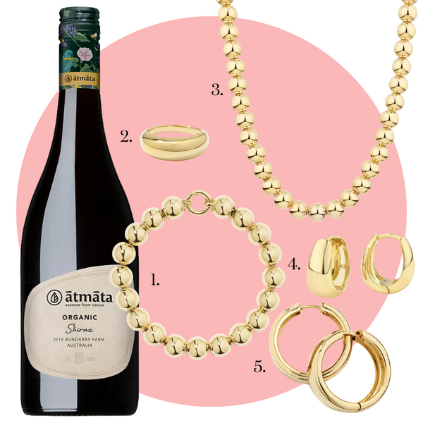 Atmata Red Wine and Jewellery Pairing