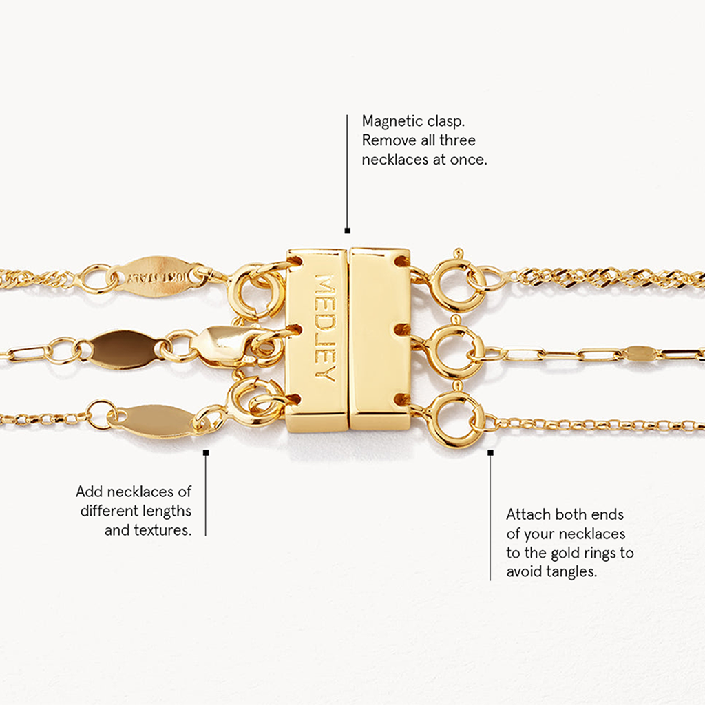 Meet The Multi Layered Necklace Connector – Medley Jewellery