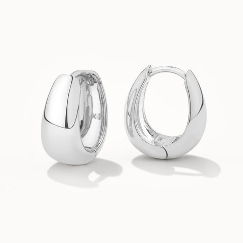 Buy Peora 925 Sterling Silver Small Click-Top Hoop Earring Huggie  Jewellery-PF17E78 online