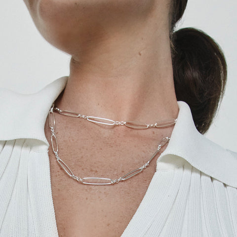 Paperclip Chain Necklace - Ickle Pickle Prints