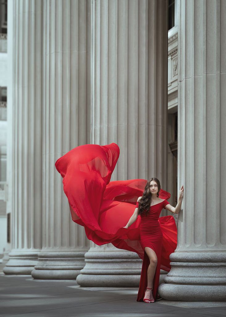 Henry_Batdeleg_Woman in Red Dress