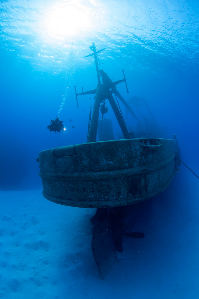 Jill Heinerth stern wreck dive