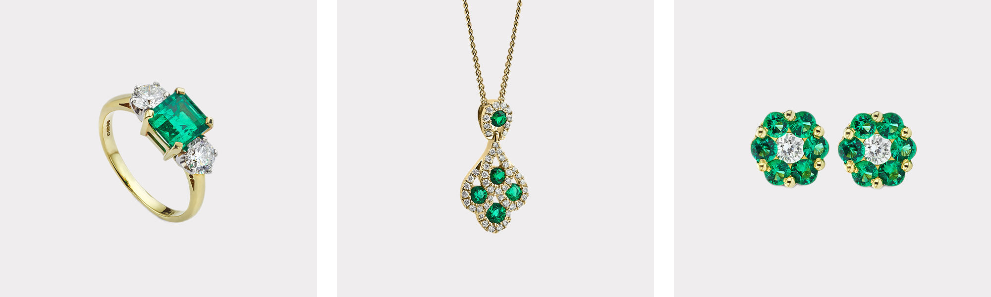 Emerald Jewellery at Deacons Jewelelrs