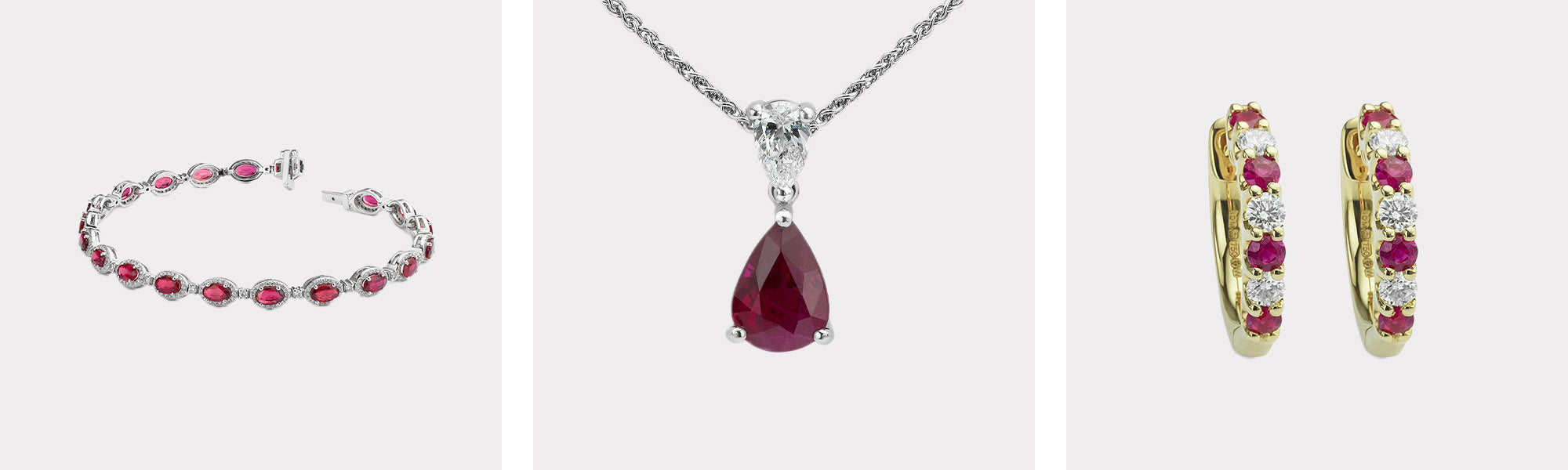 Ruby Jewellery at Deacons Jewellers
