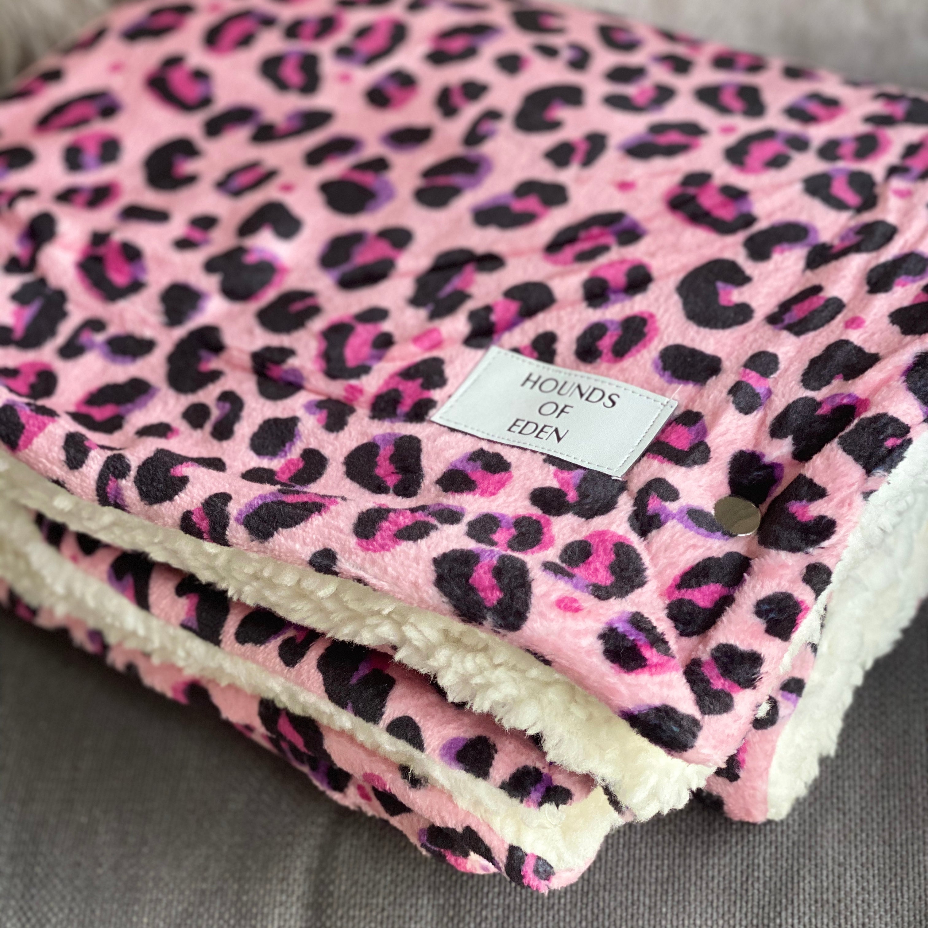 Image of Blushing Leopard Snuggle Blanket
