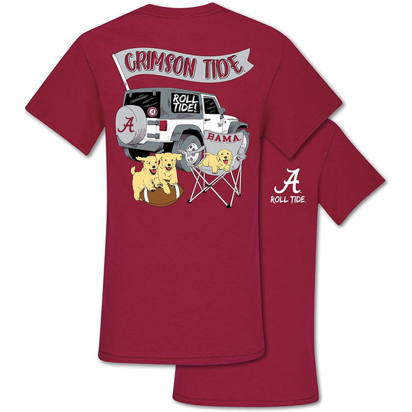 Crimson Tide Jeep Short Sleeve T-shirt