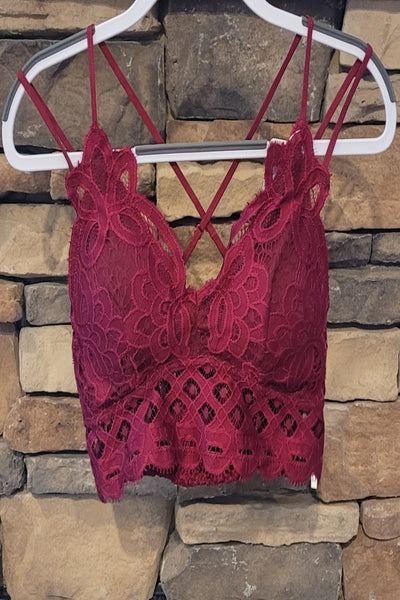 Padded Bralette in Marsala Plus Size by Anemone – Hometown Heritage Boutique