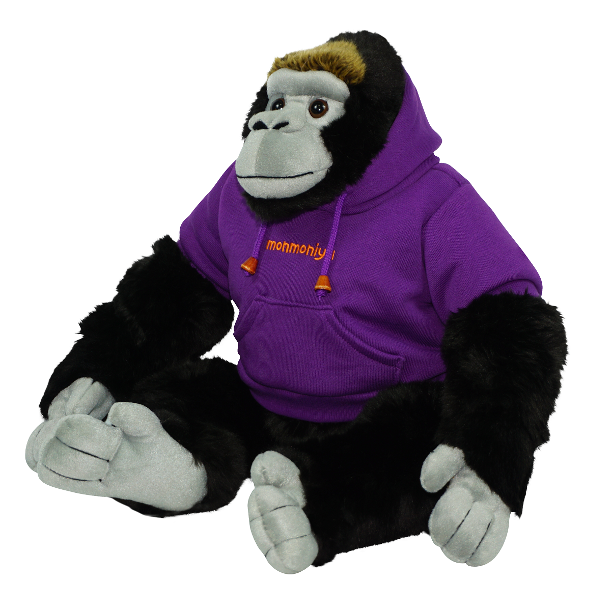 purple stuffed gorilla