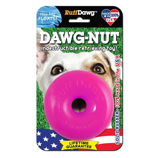 Ruff Dawg Peanut Crunch Rubber Dog Toy Assorted Neon Colors