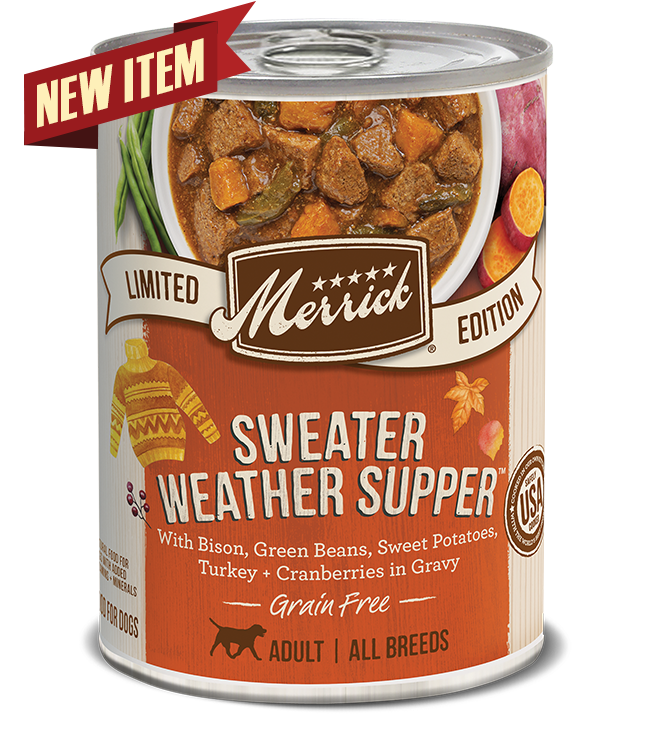 merrick seasonal dog food