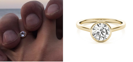 Julia Stiles lookalike engagement ring