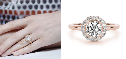 Allison brie celebrity lookalike engagement ring with lab grown diamond