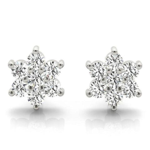Davide Star Lab Grown Diamond stud Earrings