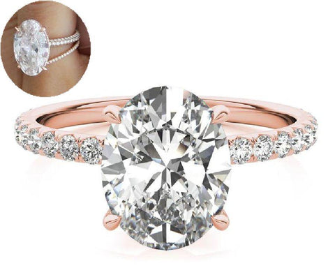 Blake Lively Engagement Ring Lab grown Version