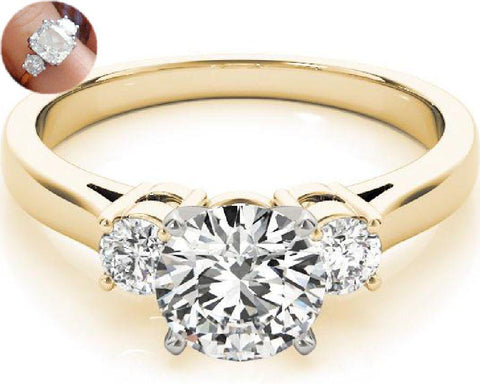 meghan markle inspired lab grown diamond engagement ring