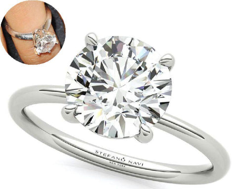 Jennifer Lopez lab grown diamond engagement ring