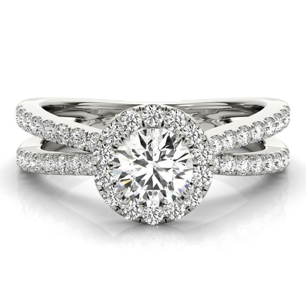 Marcelle engagement ring with lab grown diamonds