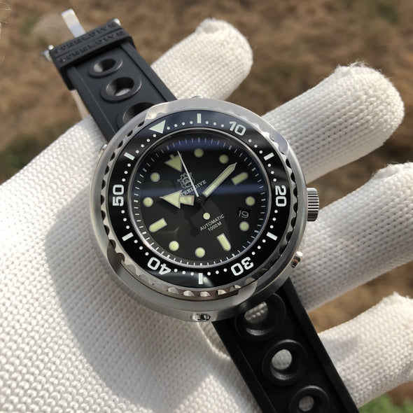 Buy Steeldive Watches | SD1978 Emperor Tuna 1000m Diver Watch – WATCHDIVES