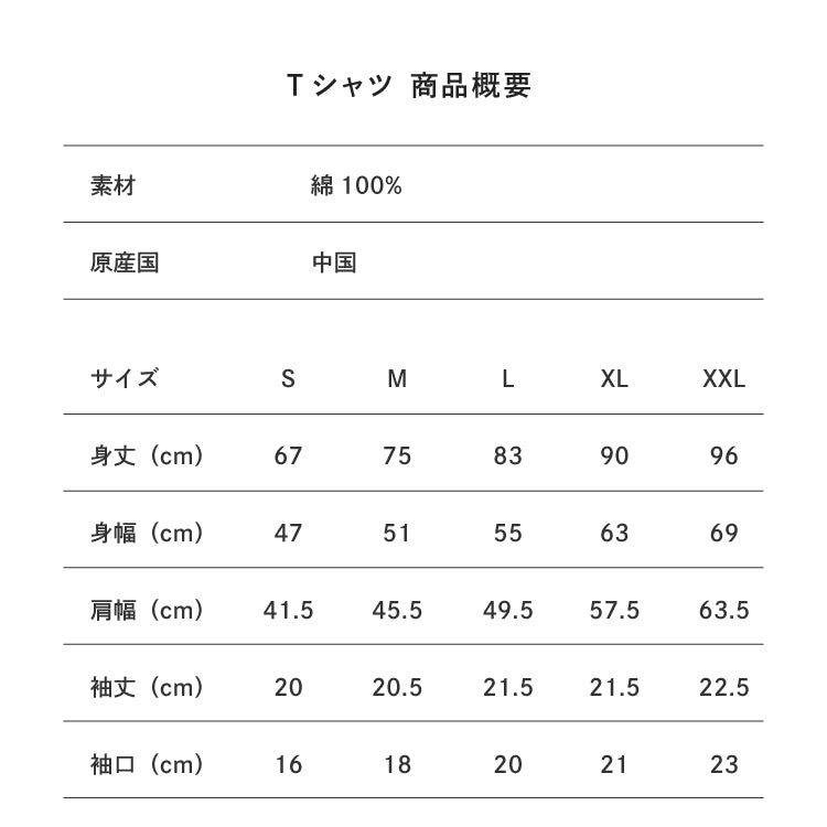 サイズ目安表