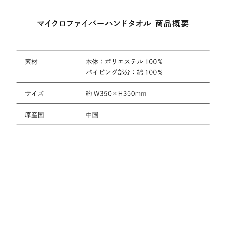 サイズ目安表