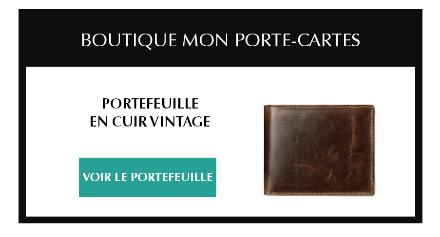 portefeuille cuir