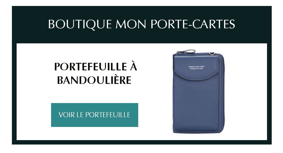 portefeuille à bandoulière