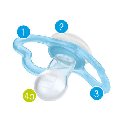 Philips AVENT Sucette 0 - 6 mois Air Animals bleu/jaune/rose - 2 pièces