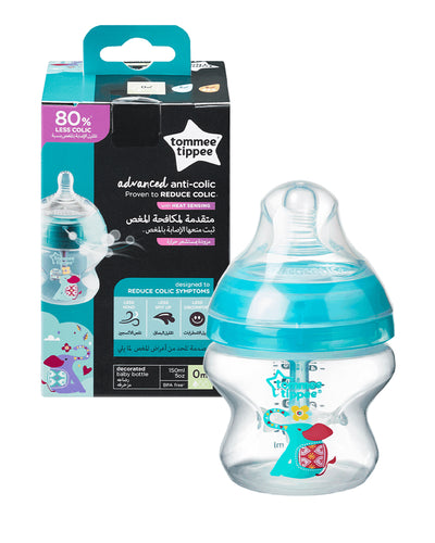 TOMMEE TIPPEE BIBERON CLOSER TO NATURE ADVANCED ANTI-COLIQUE TURQUOISE 3M+  340ML