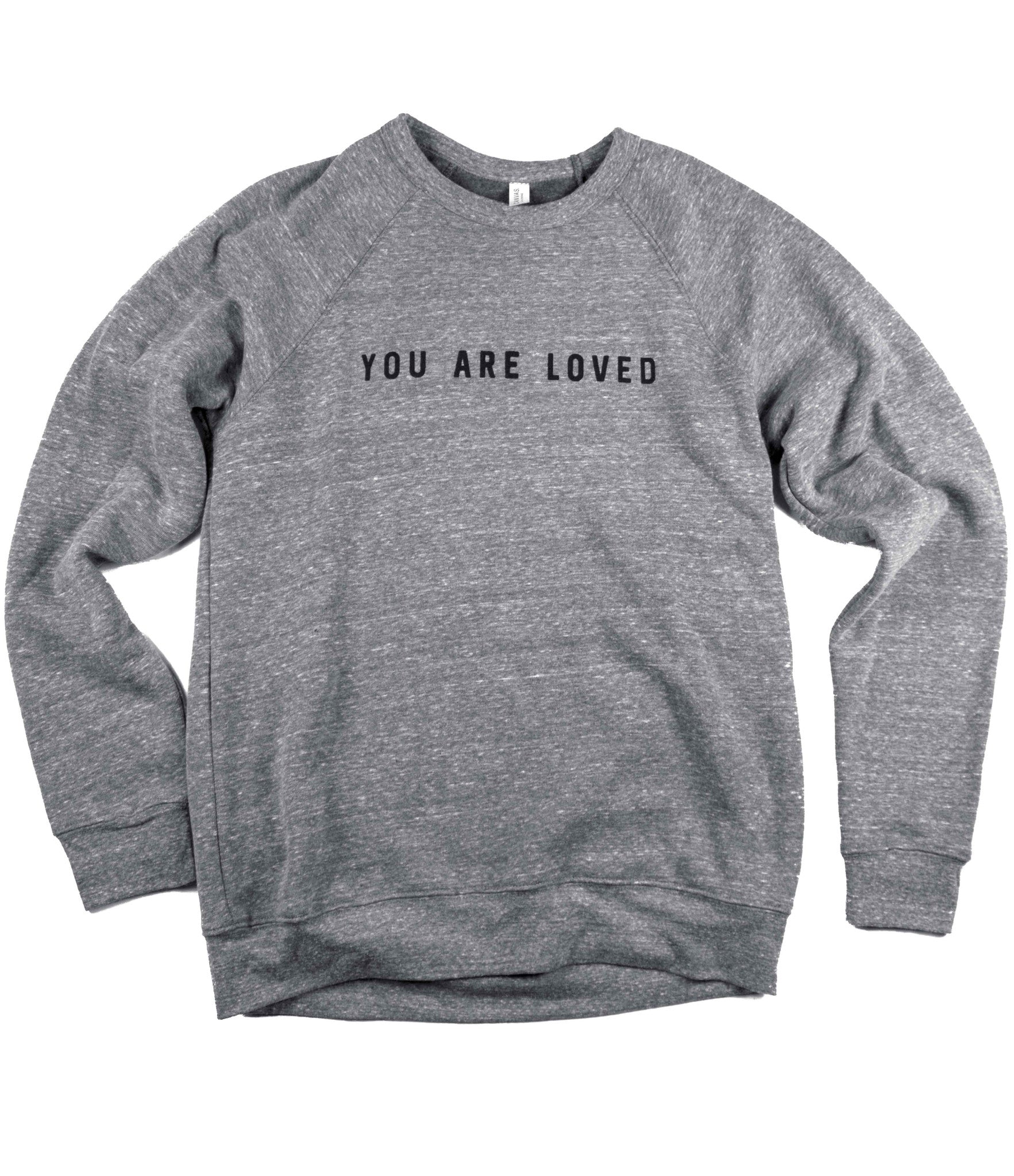 grey crew neck