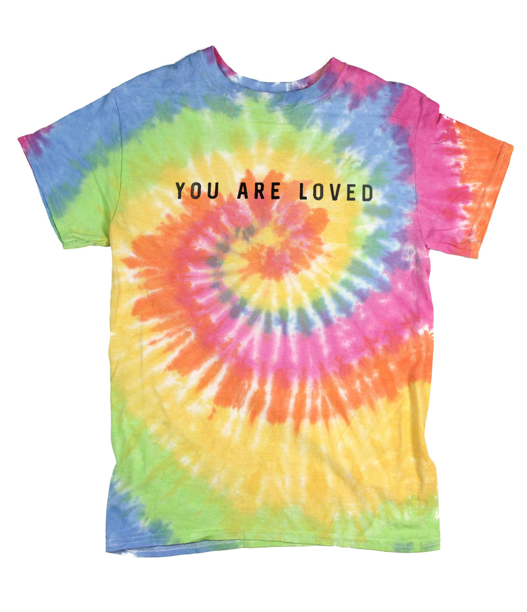 YOU ARE LOVED TIE-DYE TEE – Glorify Apparel