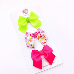 Set of 3 Colourful Bows