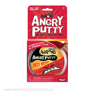 Hot Head - Angry Thinking Putty by Crazy Aarons 4" Tin