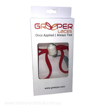 Load image into Gallery viewer, Greeper Laces - Once applied always tied! - Red - Laces
