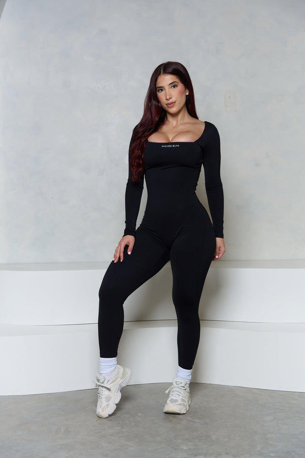 Pchee Bum One Piece Quick Dry Tight Women Long Jumpsuits Skinny