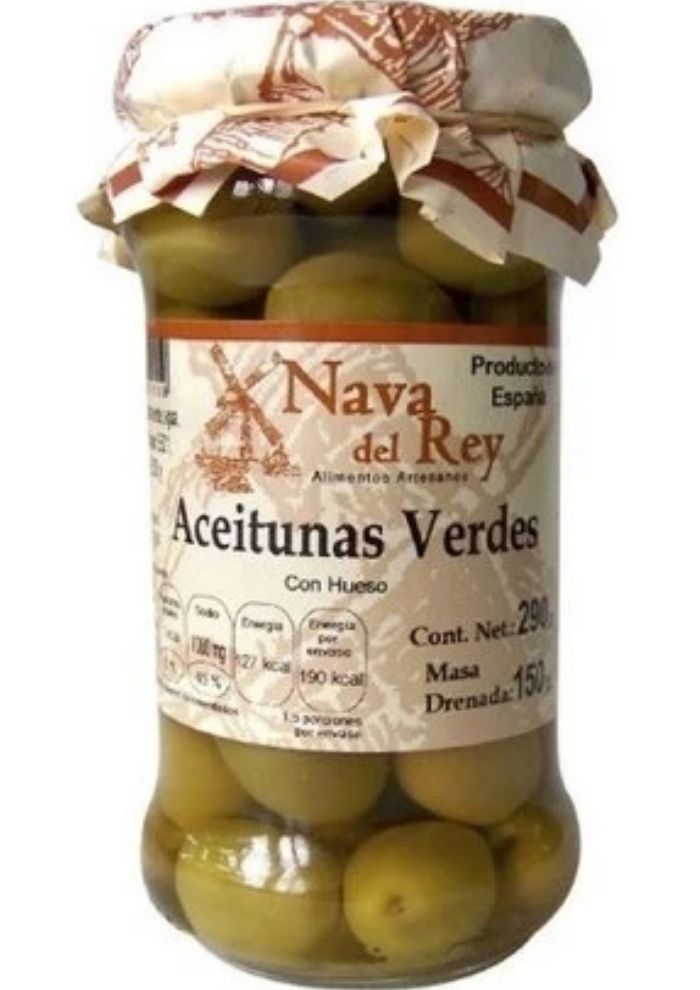 Aceitunas verdes rellenas de anchoa Fragata 350 g – La Castellana