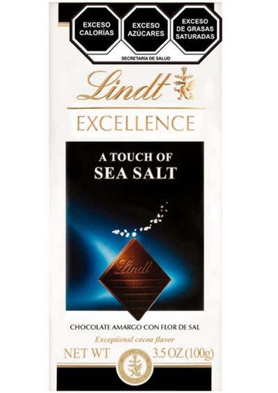 CHOCOLATE LINDT EXCELLENCE FLOR DE SAL 100 g – La Castellana