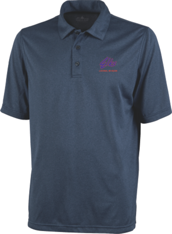 Men's Heathered Polo Shirt – Everything Elks