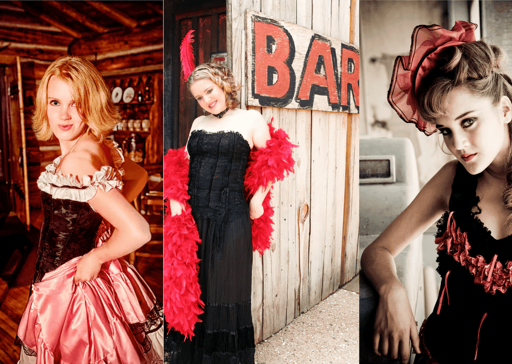 Western Girl Women's Costume, Saloon and Cow Girl Wild West Yello