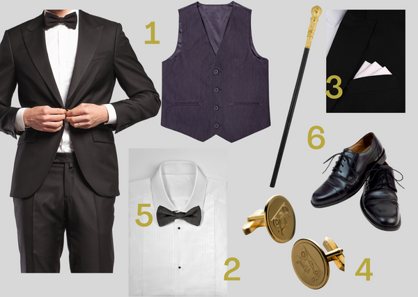 Blulu Set d'Accessoires de Costumes Hommes Gatsby des Années 1920  Déguisement Homme des Années 1920 Accessoires de Costume de Gangster Gilet  Chapeau de Gavroche Montre de Poche Cravate (S) : : Mode