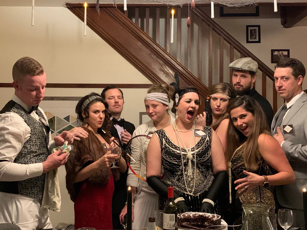 1920s great gatsby murder mystery party 