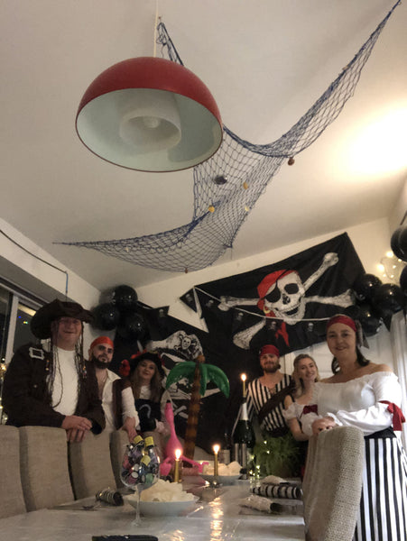 How to host a Pirate themed Murder Mystery Party - Livin' in Coffee