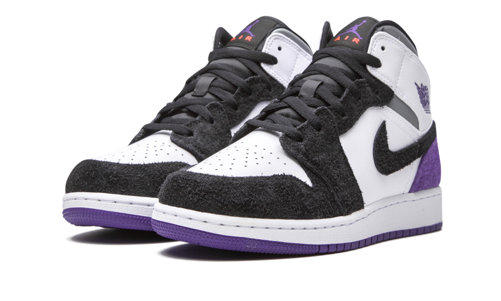 nike air jordan 1 mid purple se