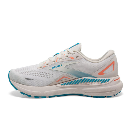 Brooks Women's Adrenaline GTS 23 White Sand/Sunset/Fuchsia