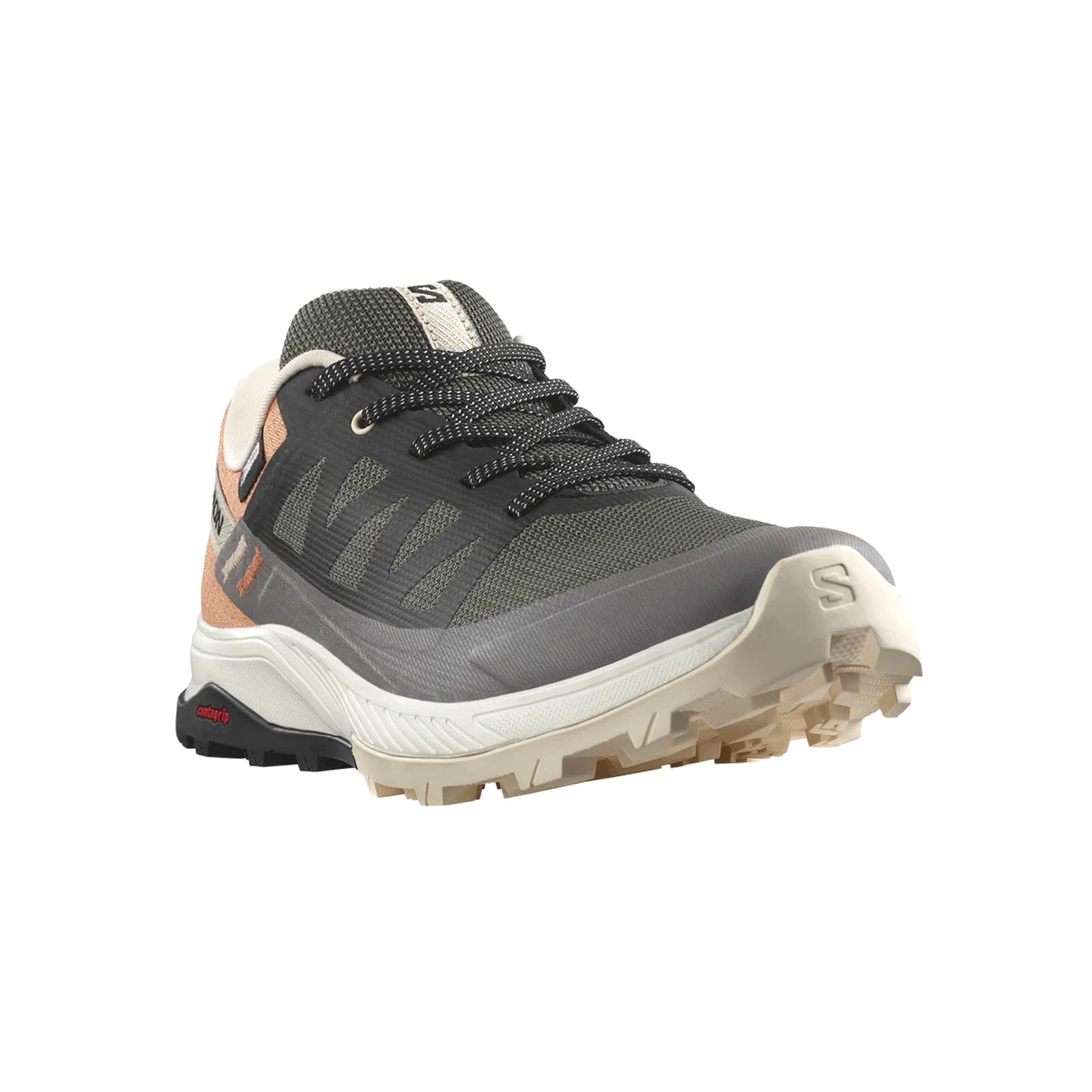 Outrise ClimaSalomon Waterproof Hiking Shoe (Women) - Magnet/B The Heel Shoe Fitters